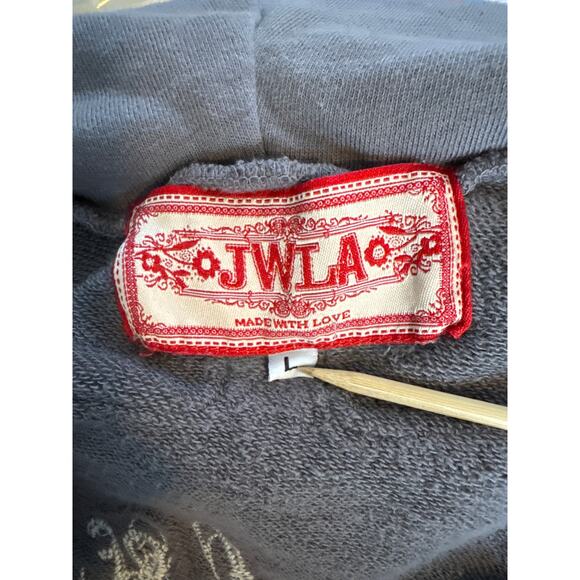 Johnny Was Full Zip Hoodie Hooded Sweatshirt Women Large Embroidered Boho - Picture 6 of 8